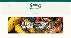 Desktop Screenshot of graulsmarket.com